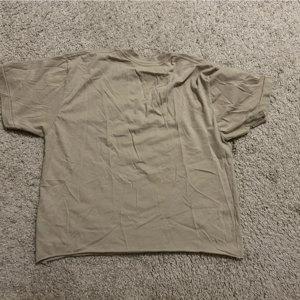 Aviator Nation Beige Tee with Rainbow Heart - Picture 3 of 4